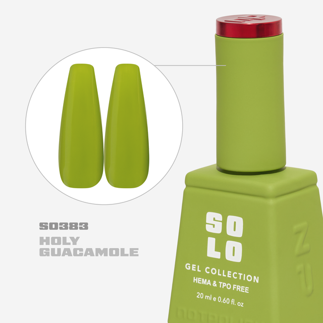 Notpolish Solo Gel SO382 Holy Guacamole 20ml gel polish swatch