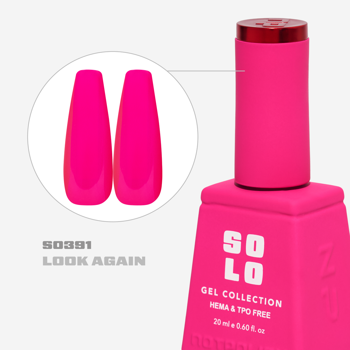 Notpolish Solo Gel SO391 Look Again 20ml gel polish swatch