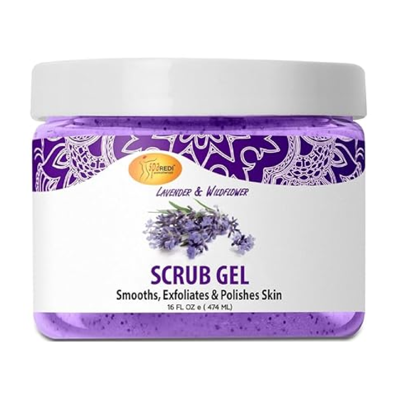 Pedi Scrub Gel 16oz - Lavender & Wildflower
