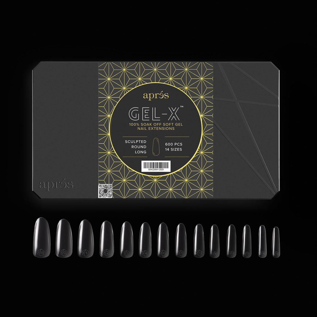 GEL-X® Sculpted Round Long Box Of Tips - Pro (600PCS)