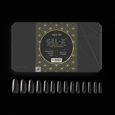 GEL-X® Sculpted Round Long Box Of Tips - Pro (600PCS)