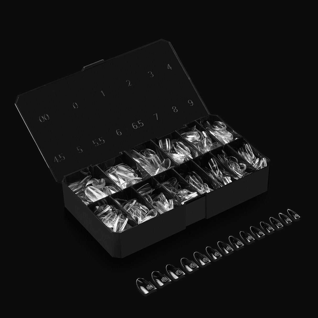 Gel-X Sculpted Round Medium 2.0 Box of Tips 14 Sizes