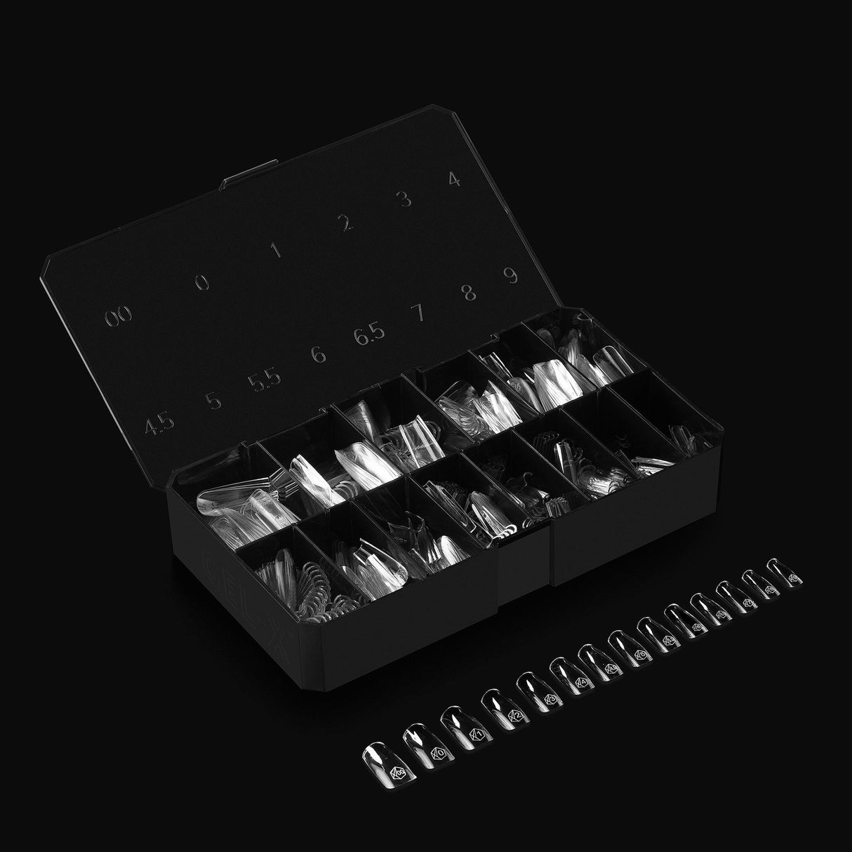 Gel-X Sculpted Square Medium 2.0 Box of Tips 14 Sizes