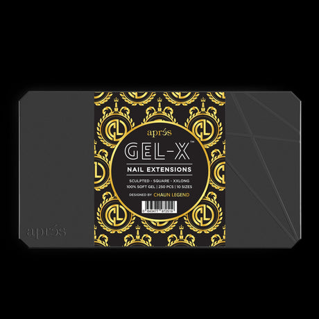 Chaun Legend X Apres Gel-X® Tips - Sculpted Square Extra Extra Long - 10 Sizes