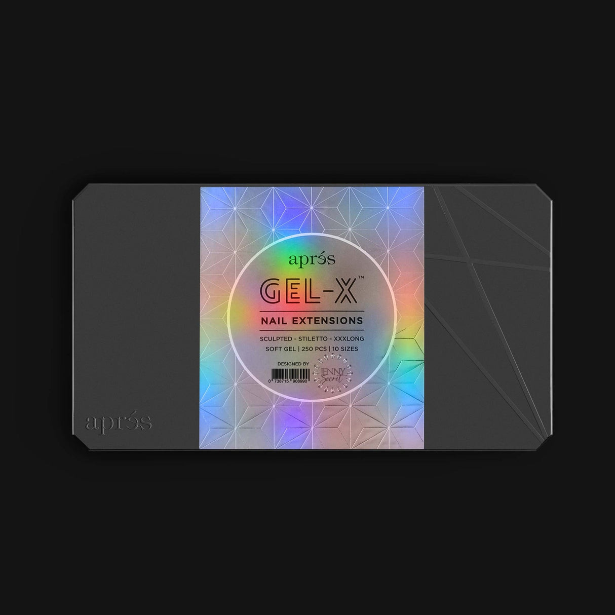 Jenny Secret X Apres Geg-X® Tips - Sculpted Stilleto Extra Extra Extra Long - 10 Sizes