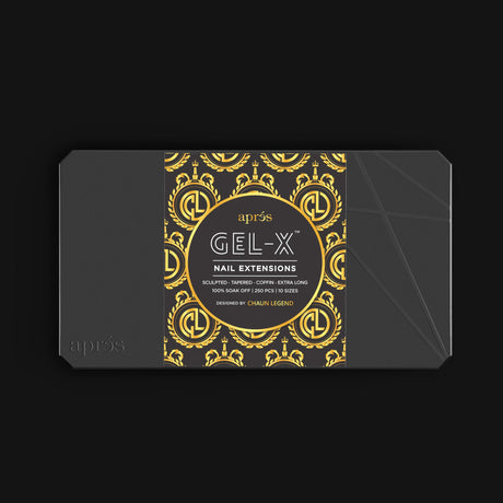 Chaun Legend X Apres Geg-X® Tips - Sculpted Tapered Coffin Extra Long - 10 Sizes