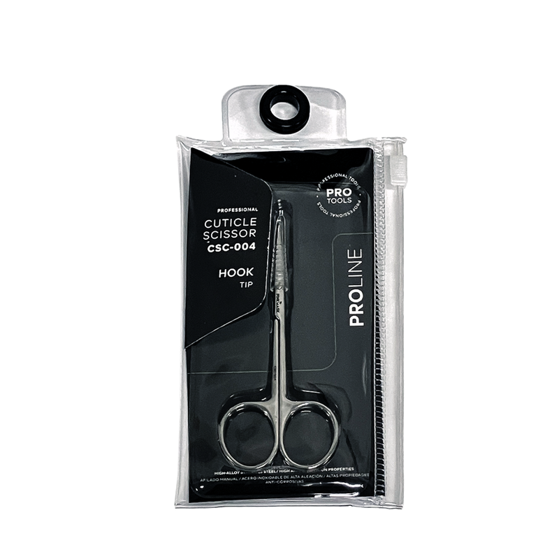 Professional Cuticle Scissor - Pro Line with Hook-tip Curve
