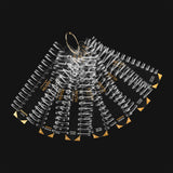 Gel-X Tip Swatch: Natural/Sculpted Square Medium