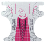 *Silver Nail Form (Multistilo) - Roll 500/per roll