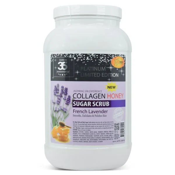 French Lavender Collagen Sugar Scrub Gel - 128oz