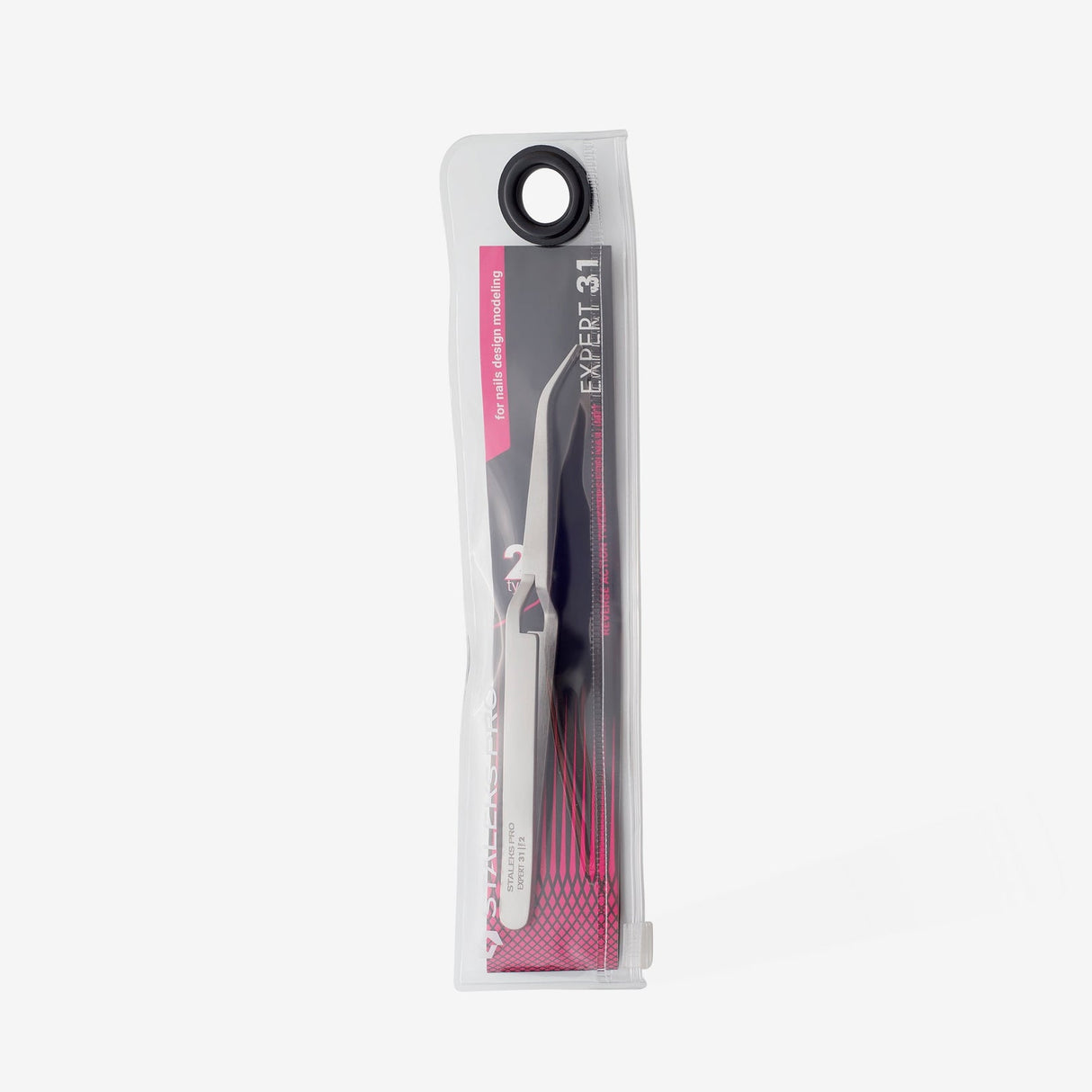 Reverse action tweezers for nail arch modelling EXPERT 31 TYPE 2