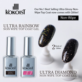 Ultra Diamond Non Wipe Top Coat Gel 15ml - Kokoist