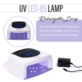 Cordless Rechargeable UV LED-85 LAMP