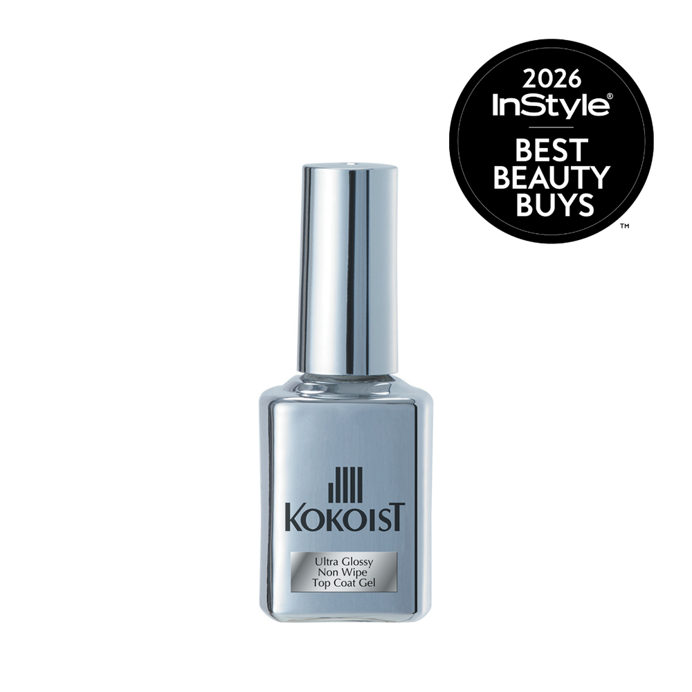 Ultra Glossy Non Wipe Top Coat Gel 15ml - Kokoist