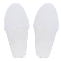 Disposable Stitched Pedicure Slipper White - 25 Pairs Pack