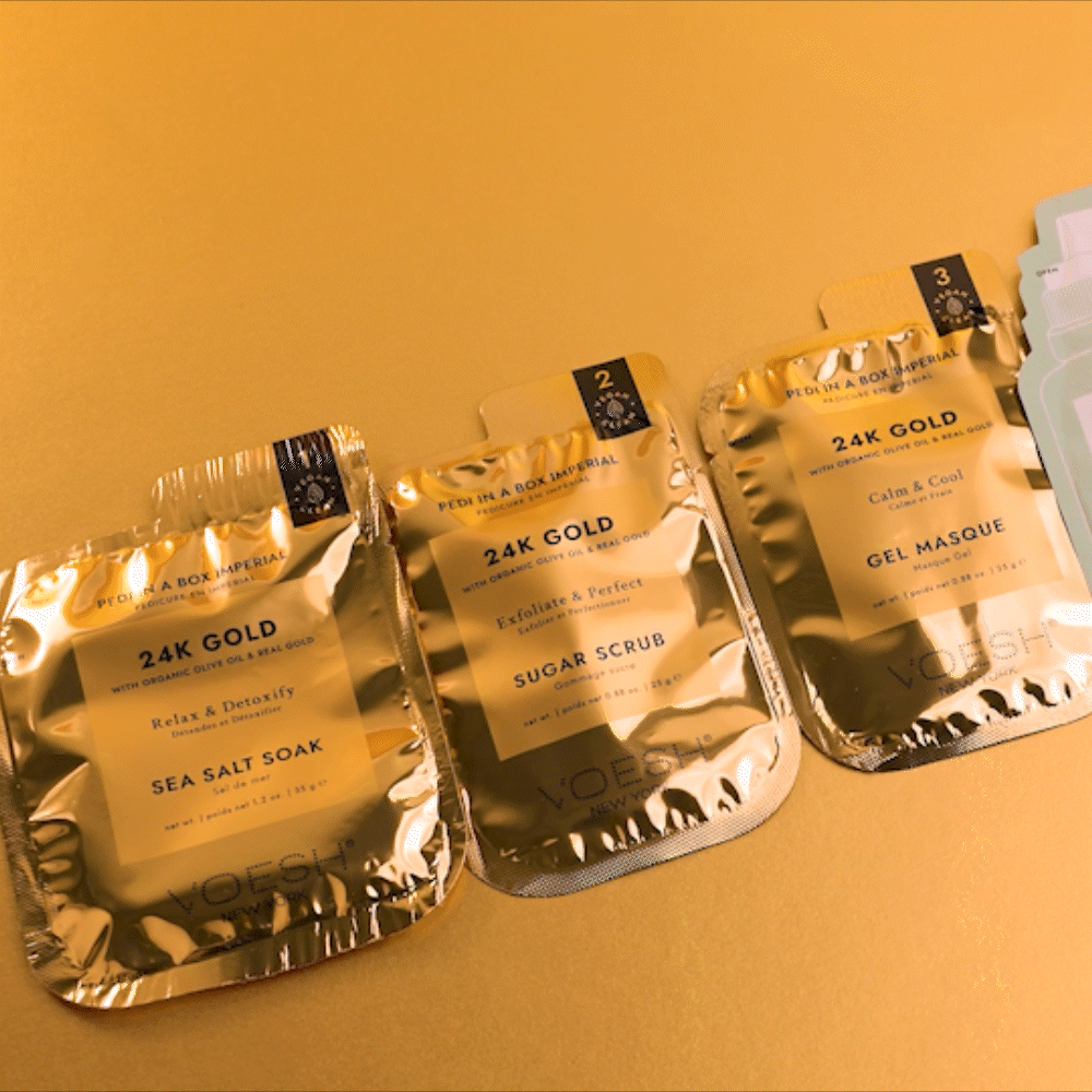 * (Case 30pc) Pedi in a Box Imperial 6 Steps 24K Gold