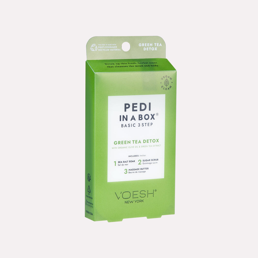 Pedi in a Box Basic 3 Step Green Tea Detox