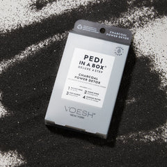 Pedi in a Box Deluxe 4 Step Charcoal Power Detox