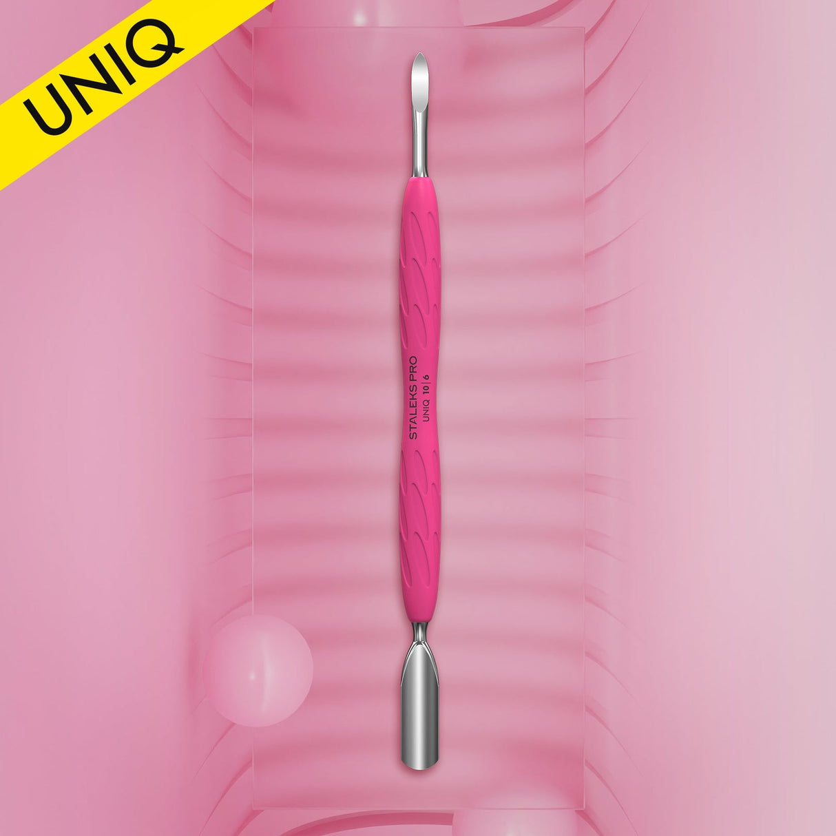 Gummy Rounded wide pusher and nail cleaner UNIQ 10 TYPE 6