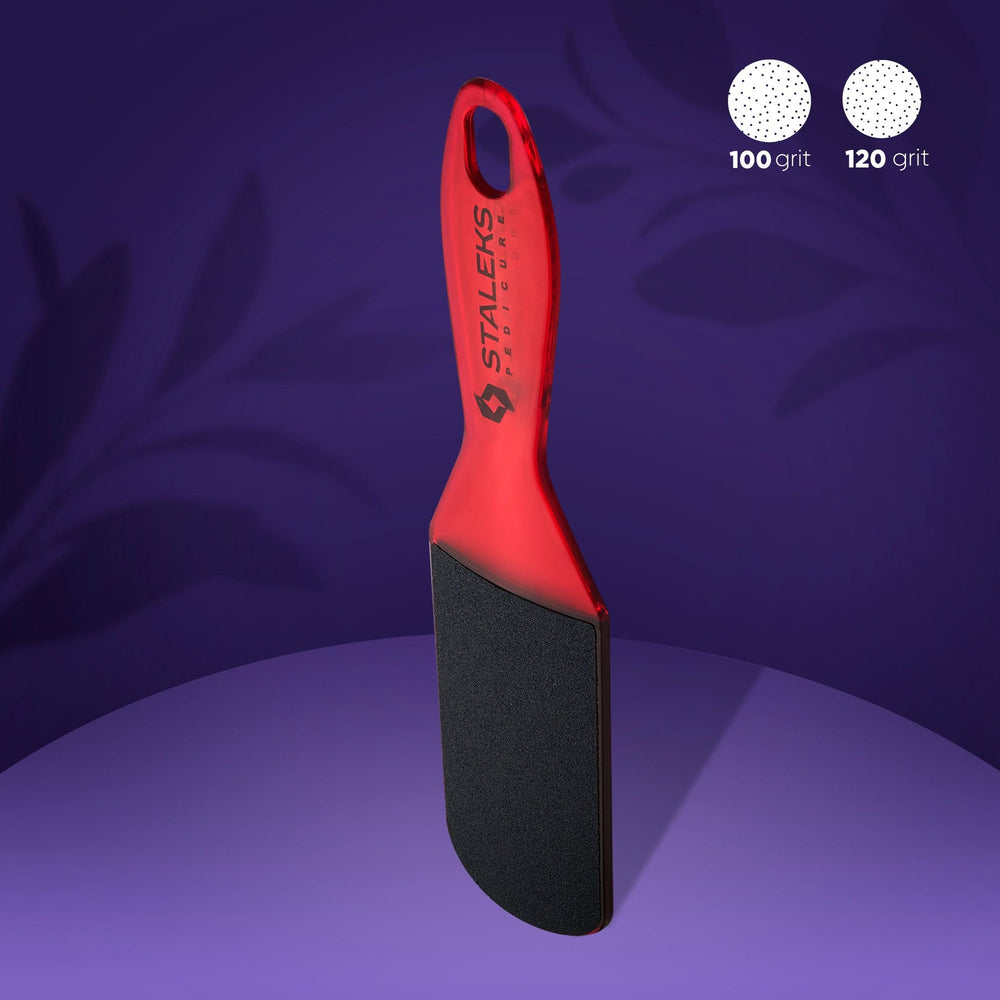 Double-sided plastic foot file, 80/120 grit EXPERT 10 TYPE 2