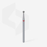 Bit #289 - Diamond Nail Drill Bit Ball Red, Head Diameter 2,5 mm - EXPERT