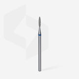 Bit #310 - Diamond nail drill bit pointed flame blue, head diameter 1,6 mm, working part 8 mm - EXPERT