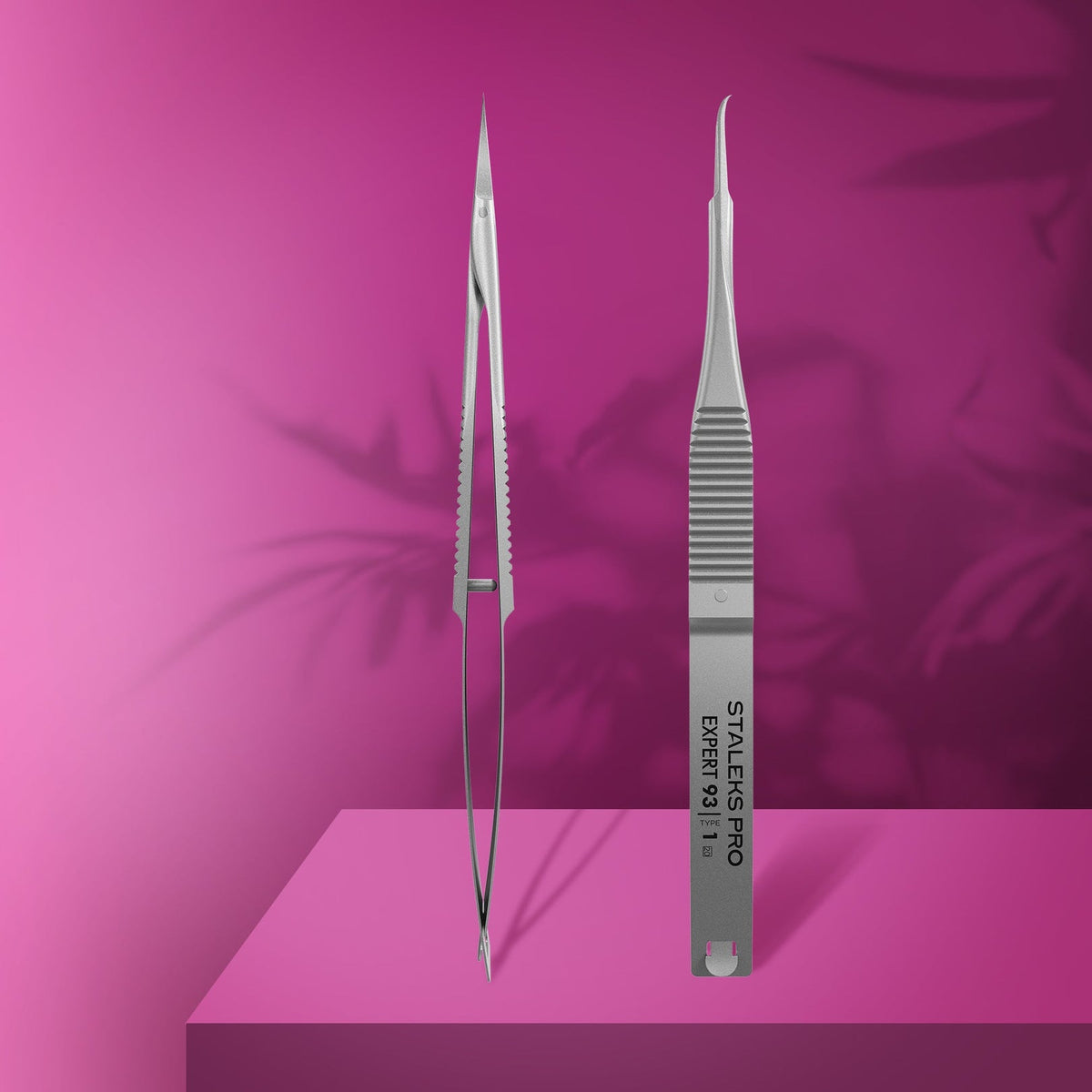 Professional cuticle micro scissors with hook EXPERT 93 TYPE 1