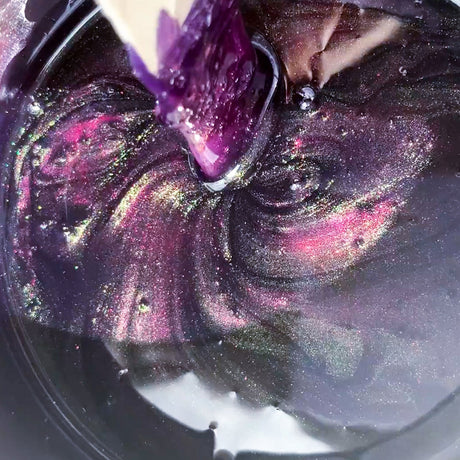 Purple Galaxy Hard Wax Beads
