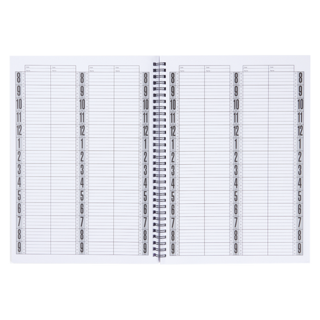 4 Column Appointment Book