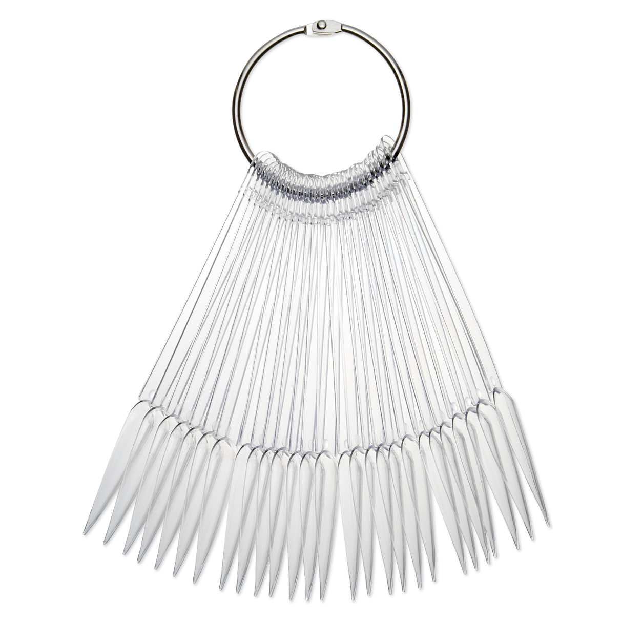 Stiletto Nail Tip Display - 200 Sticks & 5 Rings