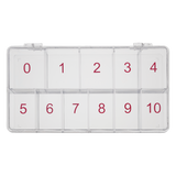 Nail Tip Box - Clear Empty