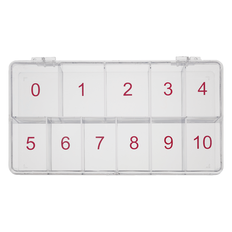 Nail Tip Box - Clear Empty