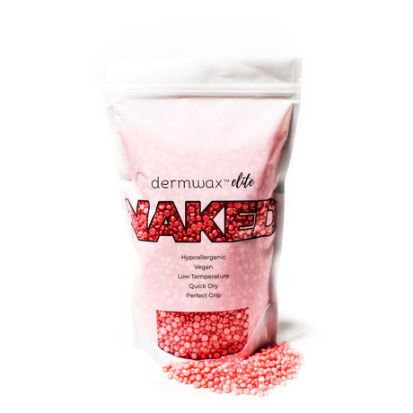 Elite NAKED Shimmer Pink Hard Wax Beads