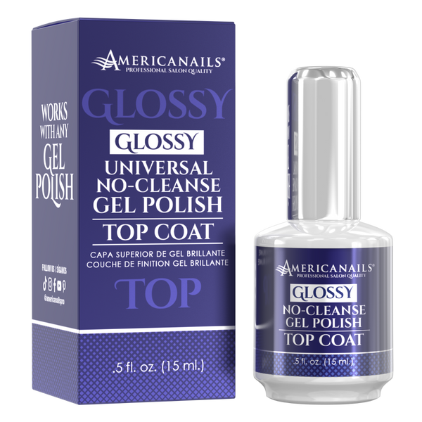 No-Cleanse Gel Polish Top Coat | Glossy .5oz