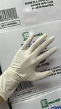 *Latex glove  Large  size- (L) Powder free - Case (1000 Gloves)