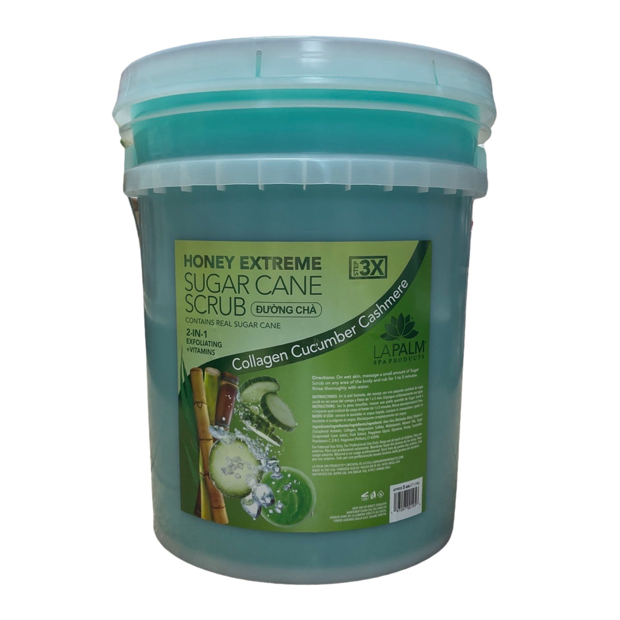 Sugar Scrub 5 Gal Pail  - Cucumber Cashmere