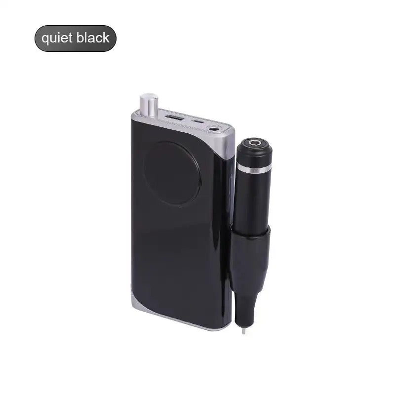 Nail Drill - 40.000 Rpm - Rechargeable - Black Color