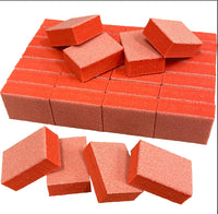 *150pc Sheet Mini Nail Buffer - 80/80 Orange/White JAPAN