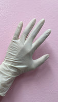 *Latex glove Medium Size- (M) Powder free - Case (1000 Gloves)