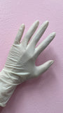 *Latex glove Medium Size- (M) Powder free - Case (1000 Gloves)