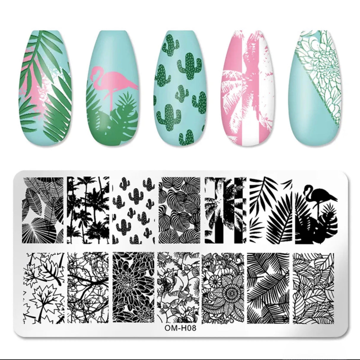 Nail Art Stamping Plate