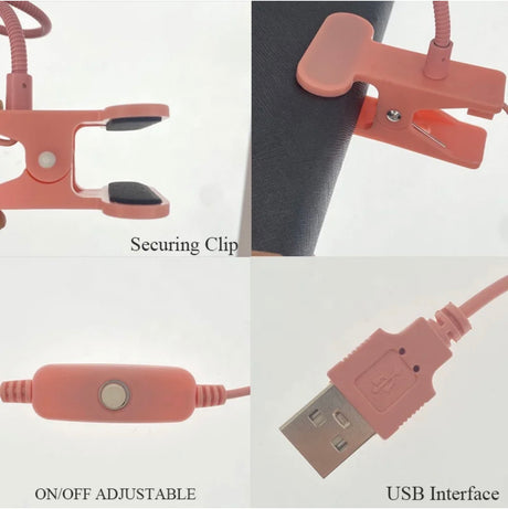UV LED Light Nail Lamp - Clip On Desk