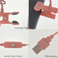 UV LED Light Nail Lamp - Clip On Desk