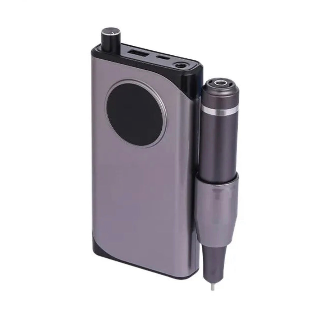 Nail Drill - 40.000 Rpm - Rechargeable - Gray  Color