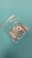 Refill XXL Square No  C  Clear Acrylic Nail Tip  - 1 bag 50 pcs