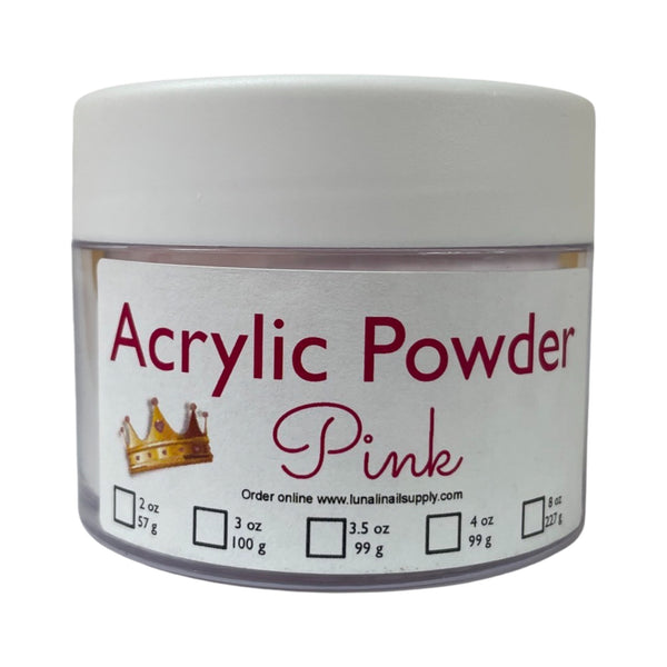 Light Pink Acrylic Powder - 3.4 oz (LUNALI)
