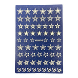 White Star Nail Sticker -XF3357YG
