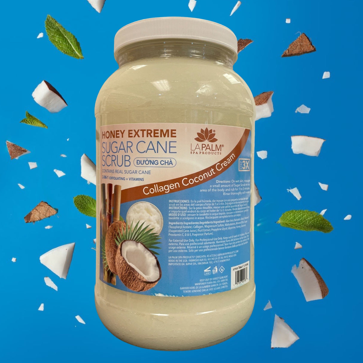 Sugar Scrub 128oz - Coconut Cream