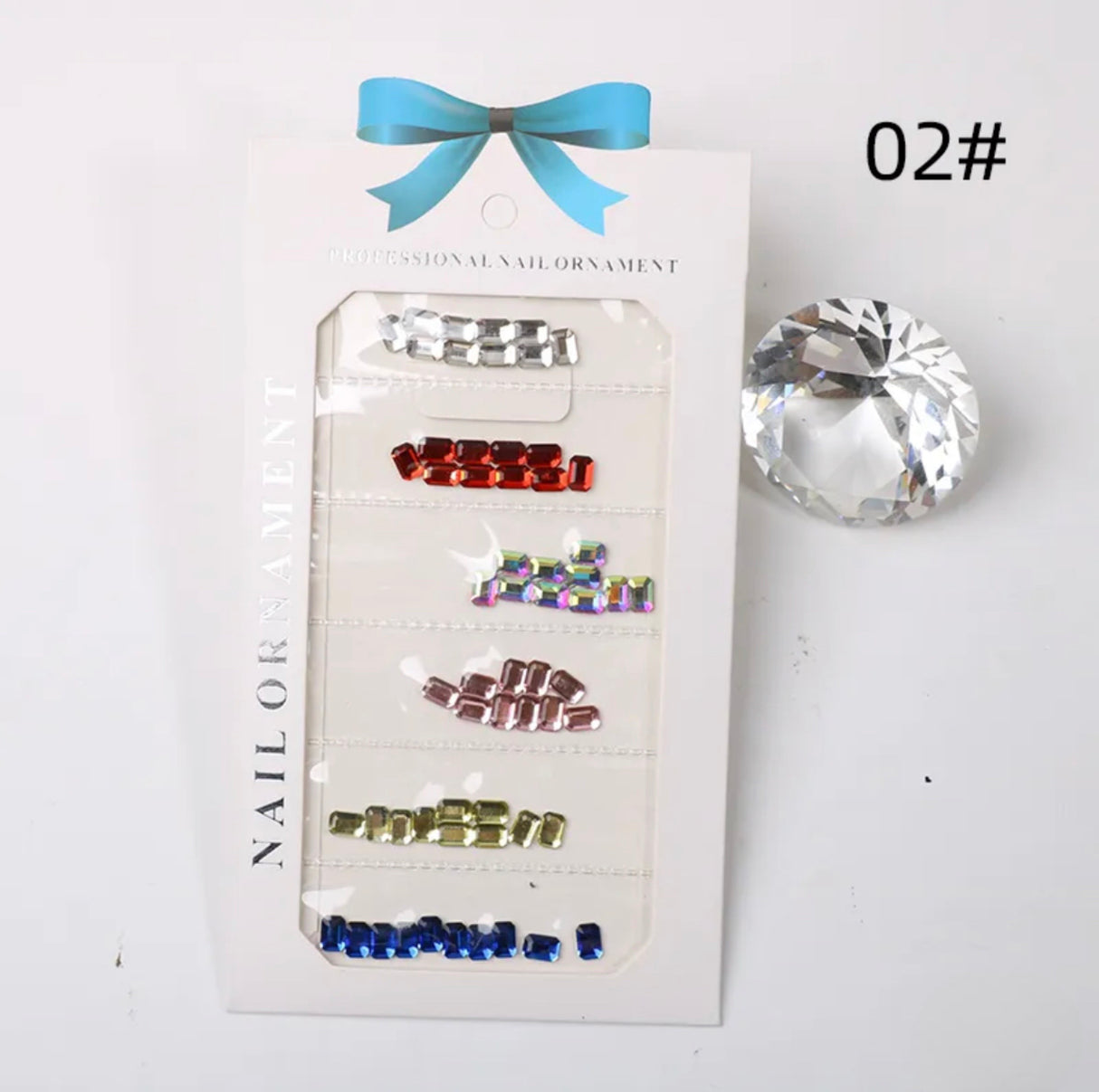 Mix Crystal  Rhinestones - 6 Color Small