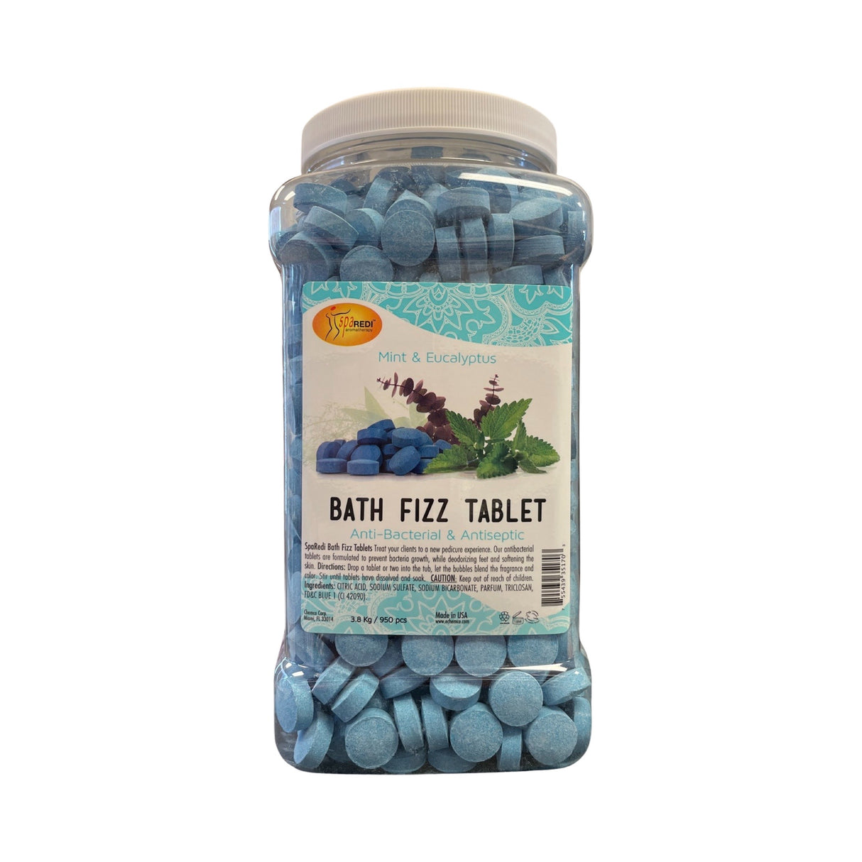 Mint Bath Fizz - 128oz (approx. 950)